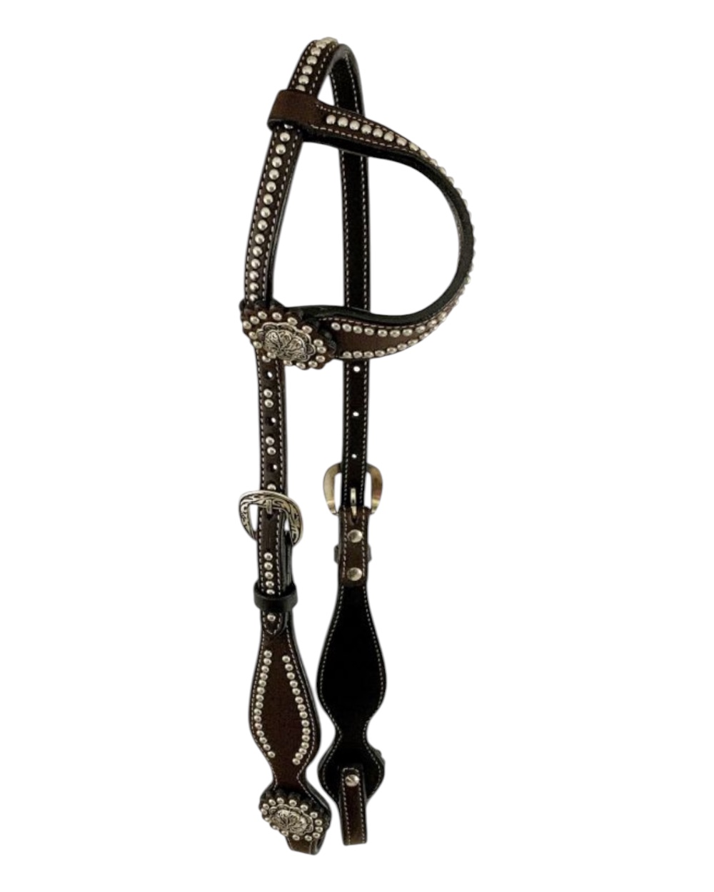 Silver Spotted 1-Ear Headstall