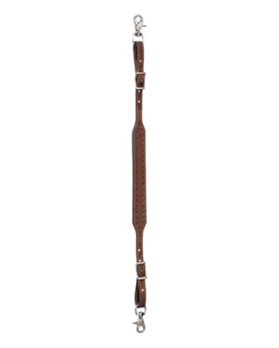 Brown Buckstitched Wither Strap