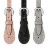 Sparkly Faux Croc Print Spur Straps