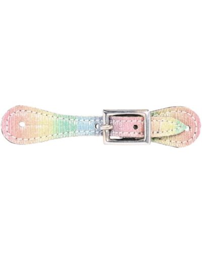Rainbow Glitter Baby Spur Straps