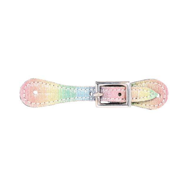 Rainbow Glitter Baby Spur Straps