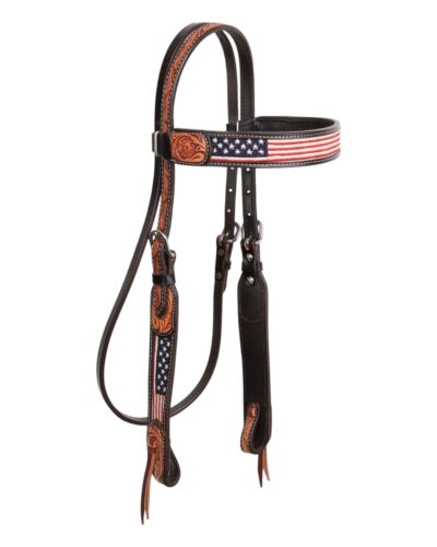 Freedom Flag Browband Headstall