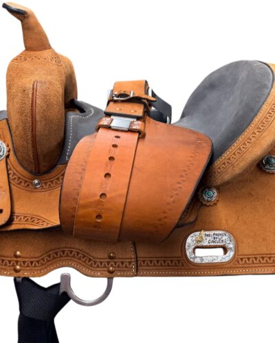 14.5’’ Circle Y High Horse Proven Sahara Barrel Saddle - Image 6