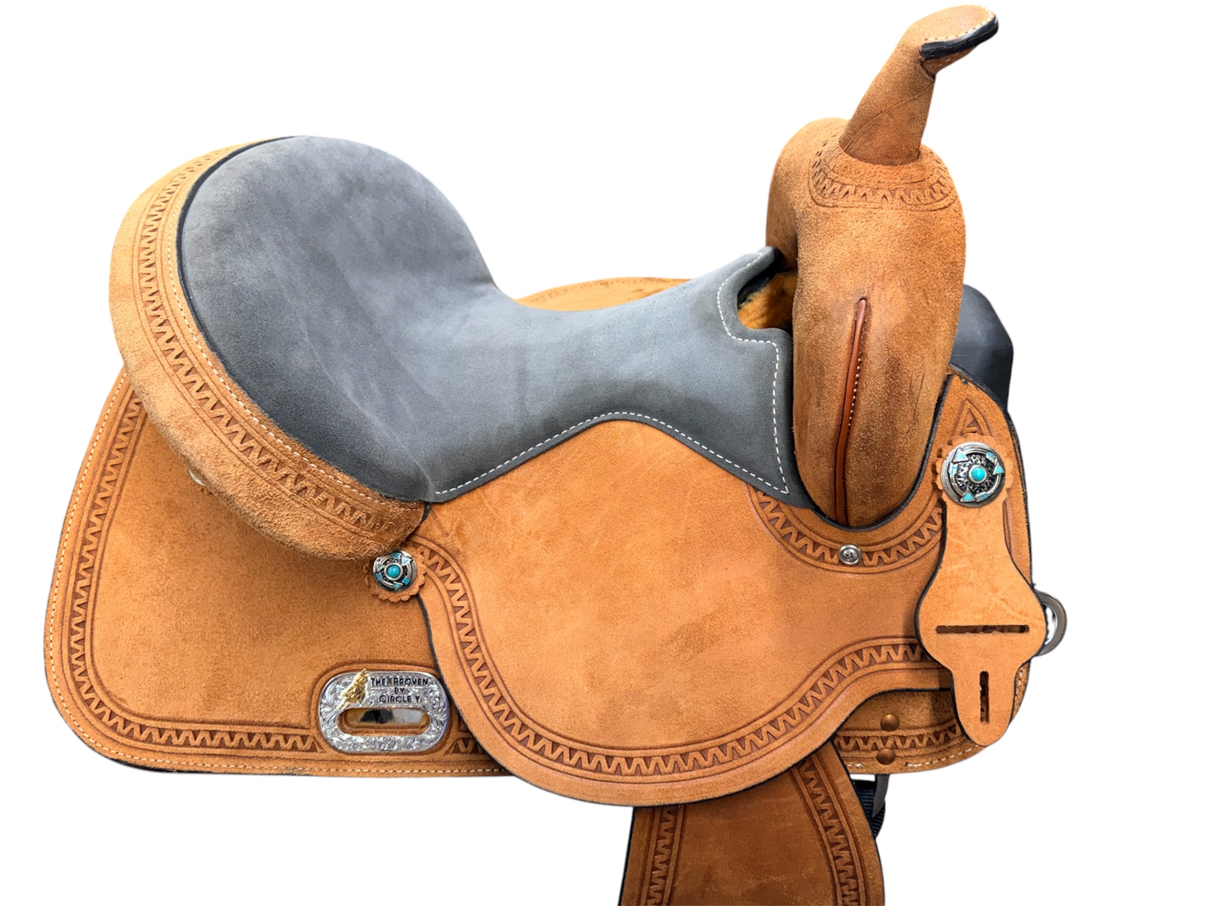 14.5’’ Circle Y High Horse Proven Sahara Barrel Saddle - Image 8