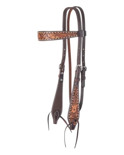 Circle Y Dusty Floral Browband Headstall