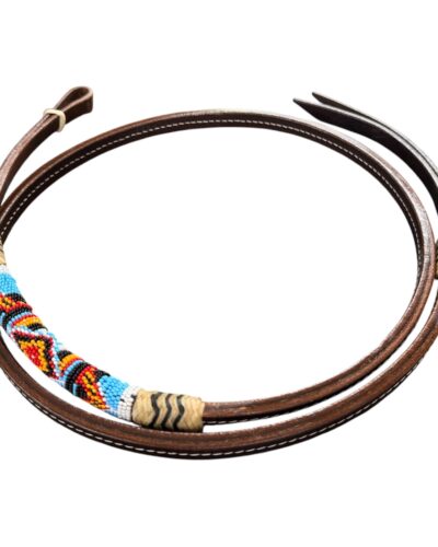 Leather Beaded Over and Under Whips - Image 3