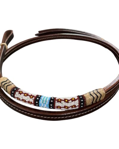 Leather Beaded Over and Under Whips - Image 20