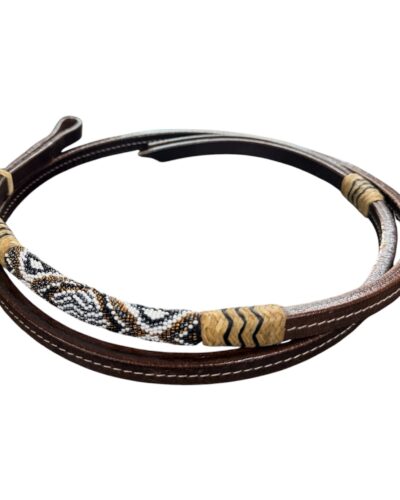 Leather Beaded Over and Under Whips - Image 19