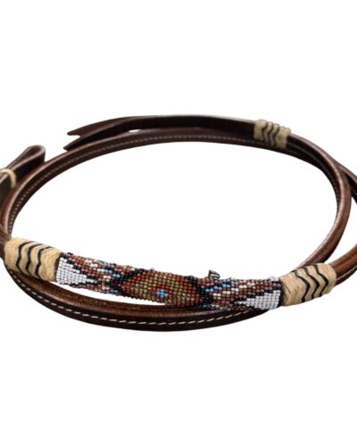Leather Beaded Over and Under Whips - Image 16