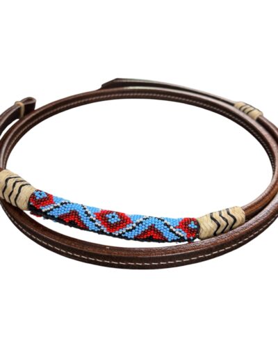 Leather Beaded Over and Under Whips - Image 15