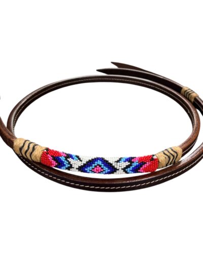 Leather Beaded Over and Under Whips - Image 11