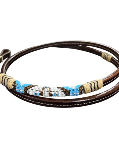 Leather Beaded Over and Under Whips - Image 9