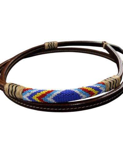 Leather Beaded Over and Under Whips - Image 7