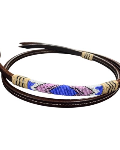Leather Beaded Over and Under Whips - Image 6