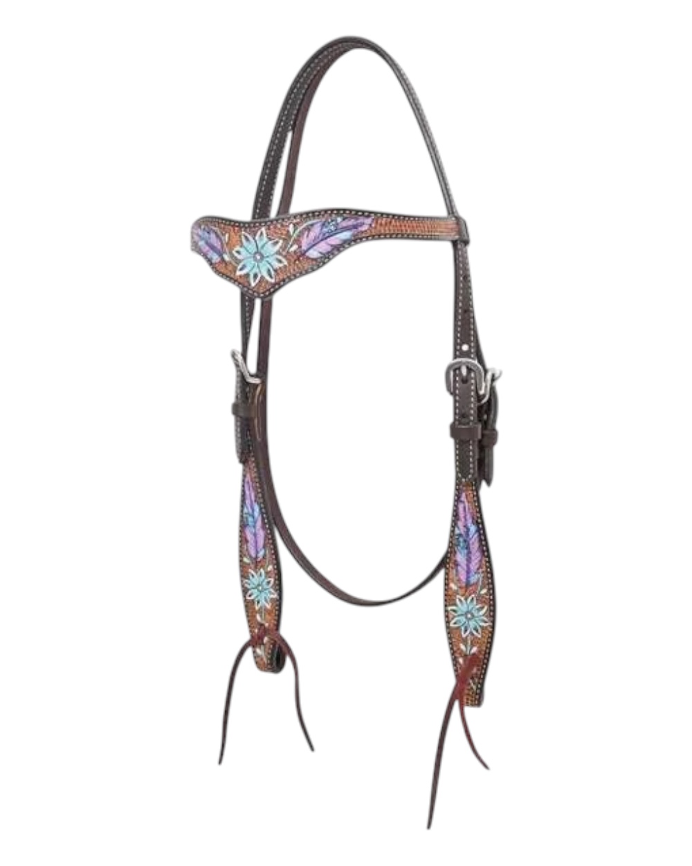 Circle Y Light As A Feather Browband Headstall