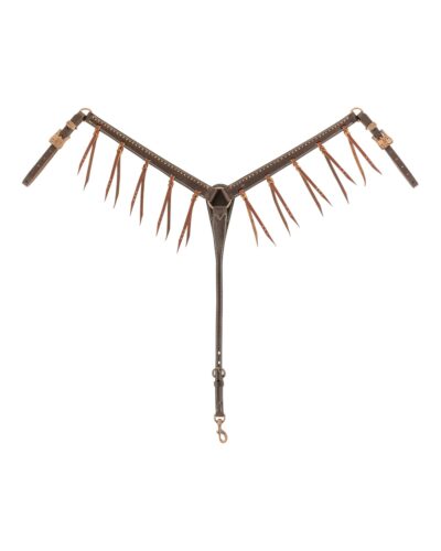 Weaver Western Outlaw Tasseled Western Leather Breastcollar