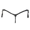 Professional's Choice Infinity Braid Breastcollar - Black