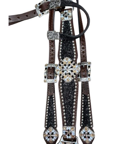 Alternative view of Rockn’ Wilsons Black Chunky Glitter w/ XL Conchos