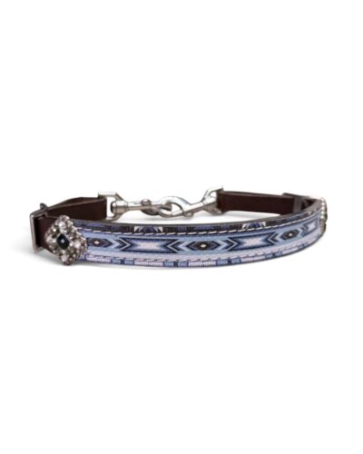 Rockn’ Wilsons Blue & Black Aztec Wither Strap