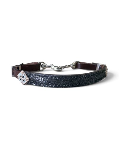 Rockn’ Wilsons Black Chunky Glitter Wither Strap