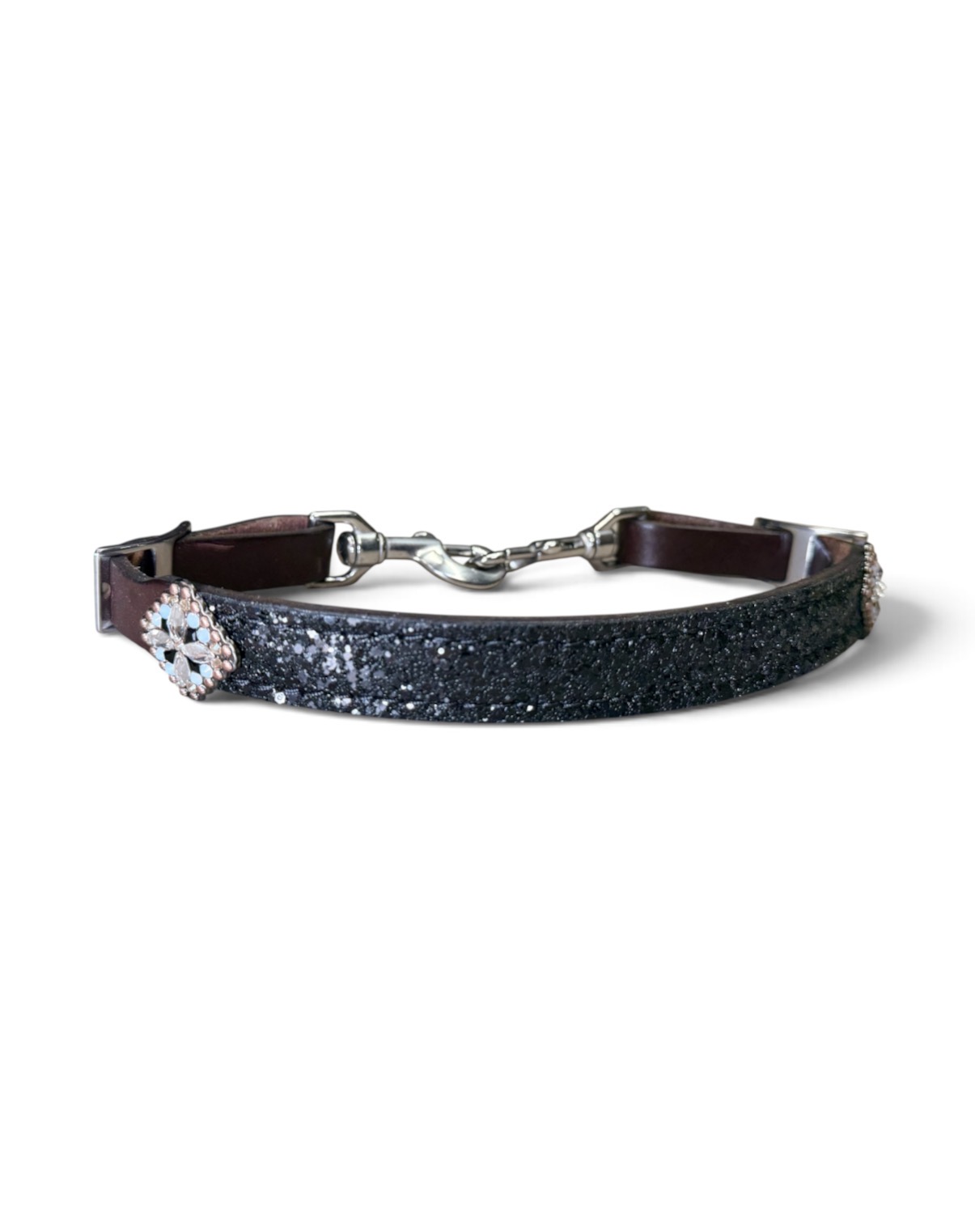 Rockn’ Wilsons Black Chunky Glitter Wither Strap