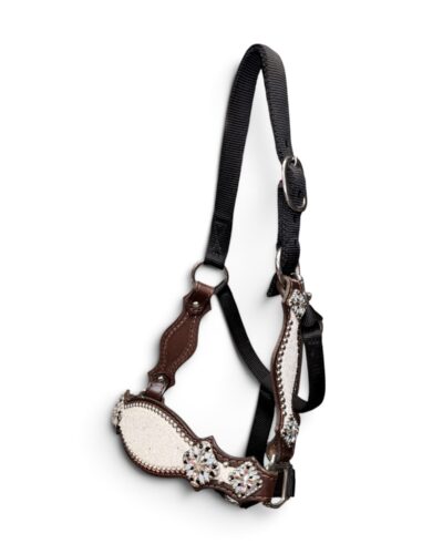 Rockn’ Wilsons White Chunky Glitter Bronc Halter