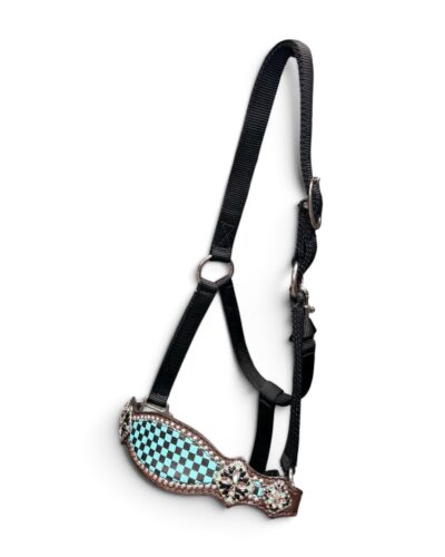 Rockn’ Wilsons Turquoise Checker Bronc Halter