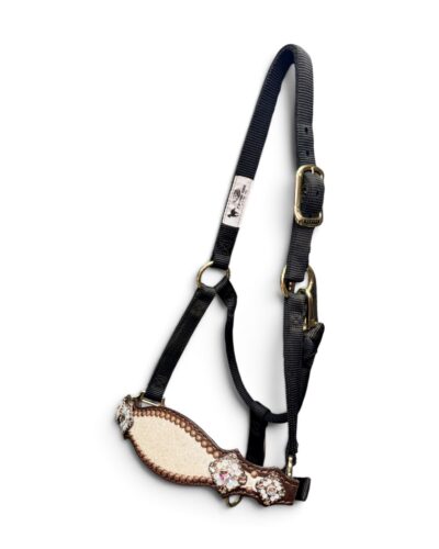 Rockn’ Wilsons White Chunky Glitter Bronc Halter