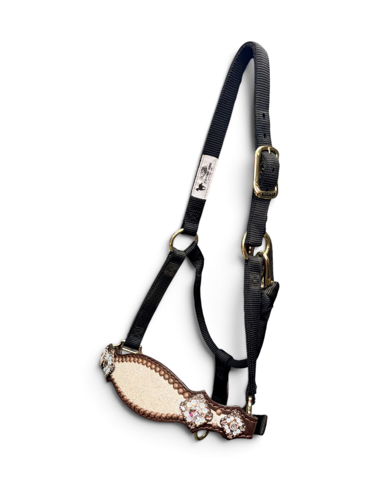 Rockn’ Wilsons White Chunky Glitter Bronc Halter