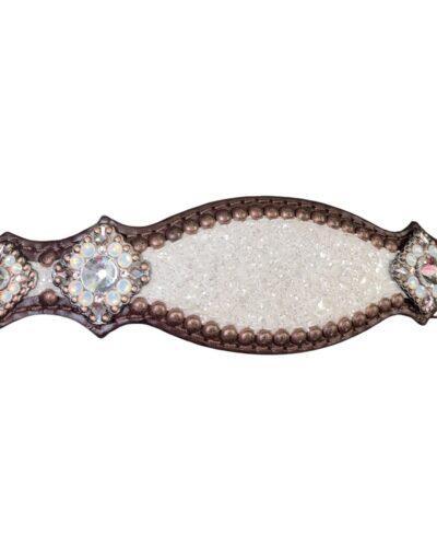Alternative view of Rockn’ Wilsons White Chunky Glitter Bronc Halter
