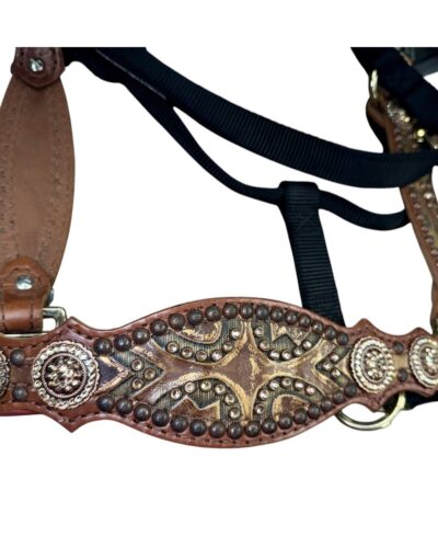 Alternative view of Rockn' Wilsons Spotted Laredo Bronc Halter