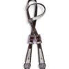 Rockn’ Wilsons White Glitter Headstall w/ Rope Edge Conchos