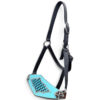 Rockn’ Wilsons Turquoise Checkered Print Bronc Halter