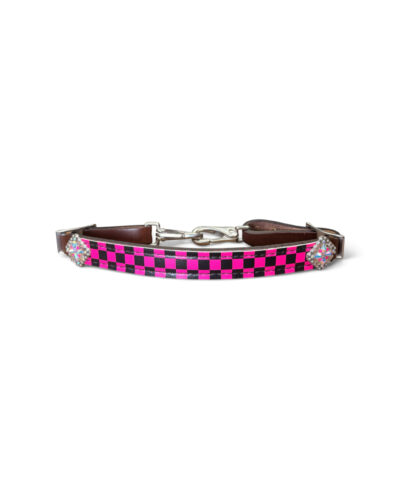 Rockn’ Wilsons Pink Checker Wither Strap