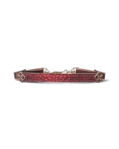 Rockn’ Wilsons Red Metallic Cheetah Wither Strap