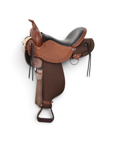 16’’ Circle Y High Horse Iron Weed Cordura Trail saddle