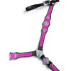 Rockn’ Wilsons Bright Pink Breastcollar w/ Rope Edge Conchos