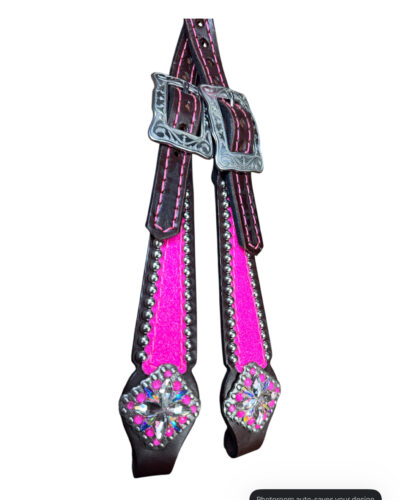 Alternative view of Rockn’ Wilsons Bright Pink Headstall