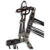 Rockn’ Wilsons Metallic Black Cheetah w/ Cross Stitch