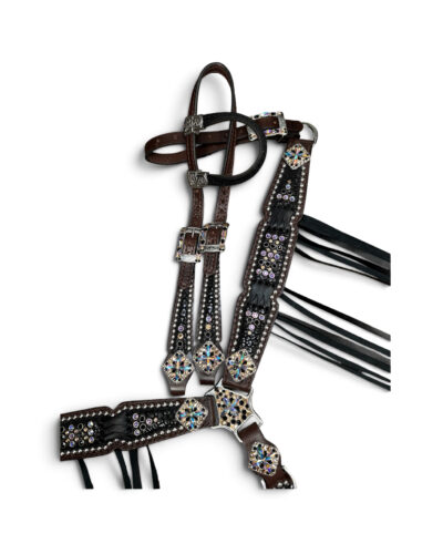 Rockn’ Wilsons Metallic Black Cheetah w/ Cross Stitch