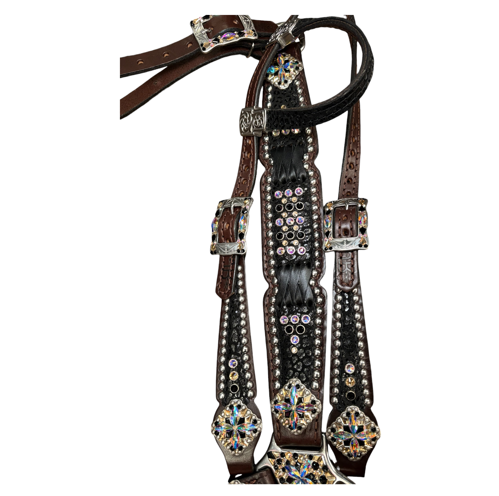 Rockn’ Wilsons Metallic Black Cheetah w/ Cross Stitch - Image 2
