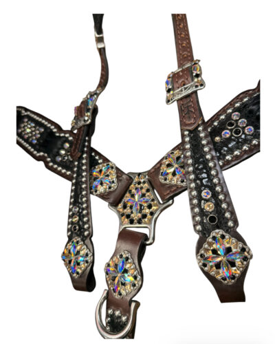 Rockn’ Wilsons Metallic Black Cheetah w/ Cross Stitch - Image 3