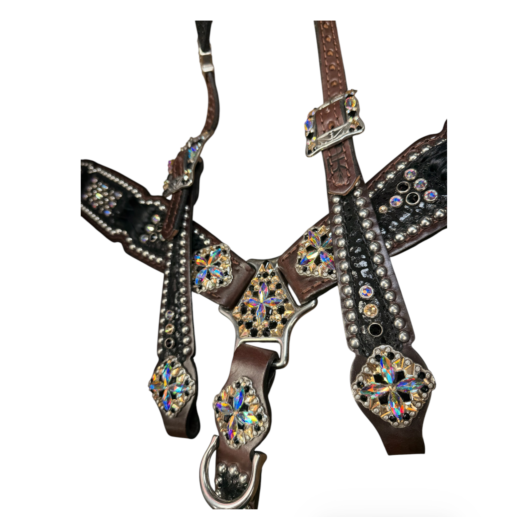 Rockn’ Wilsons Metallic Black Cheetah w/ Cross Stitch - Image 3