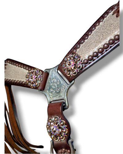 Rockn’ Wilsons Champagne Dazzle w/ Cross Stitch Breastcollar - Image 3