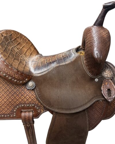 Used 13.5’’ Double J Pursuit Flex Barrel Saddle- Please Read Description Below! - Image 3