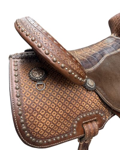 Used 13.5’’ Double J Pursuit Flex Barrel Saddle- Please Read Description Below! - Image 4