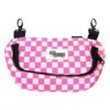 Jopps Printed Saddle Pouches - Pink Checker