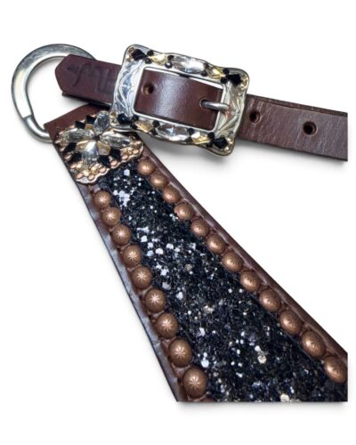 Alternative view of Rockn’ Wilsons Black Chunky Glitter w/ XL Conchos