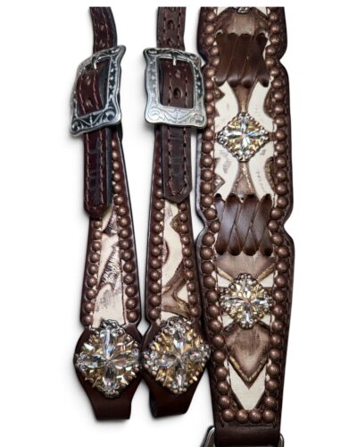 Alternative view of Rockn’ Wilsons White Laredo with Cross Stitch