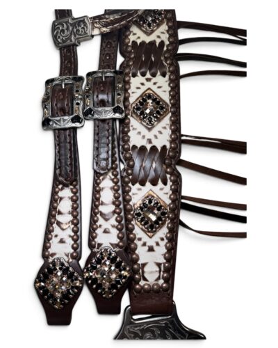 Rockn’ Wilsons White Laredo with Cross Stitch & Black Accents - Image 4